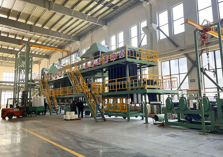 晶達第二條瀝青瓦生產線試產成功！